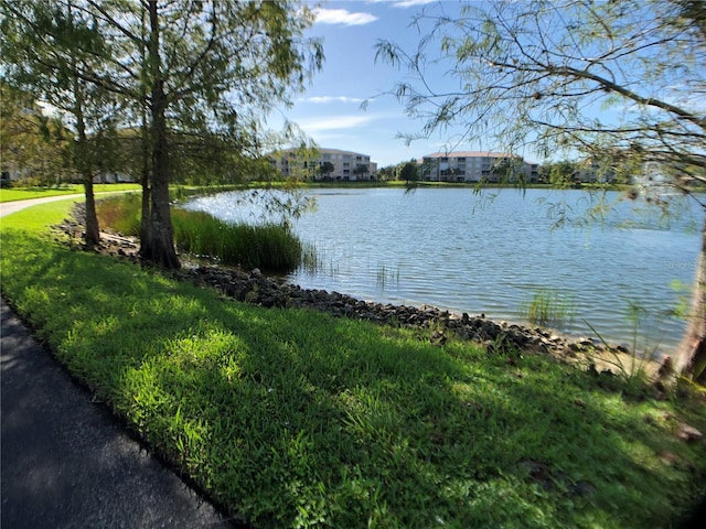 view of water feature