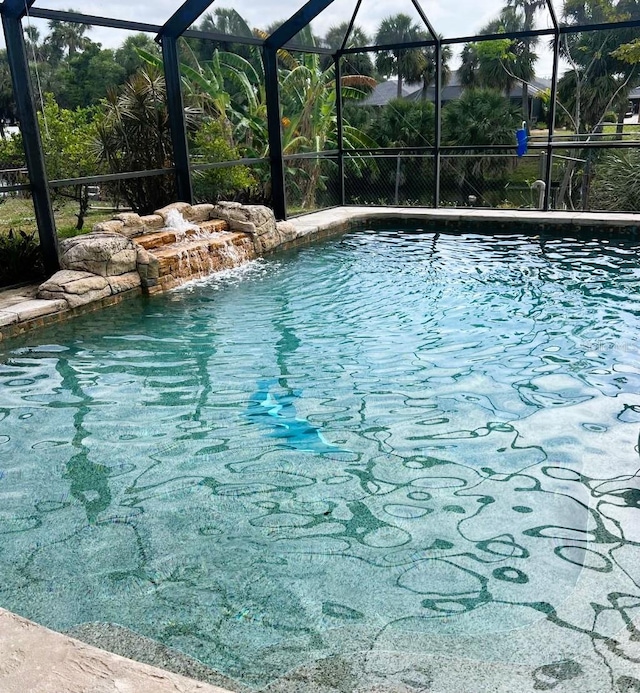 1196 Hinton St, Port Charlotte, FL 33952 - pool with glass enclosure