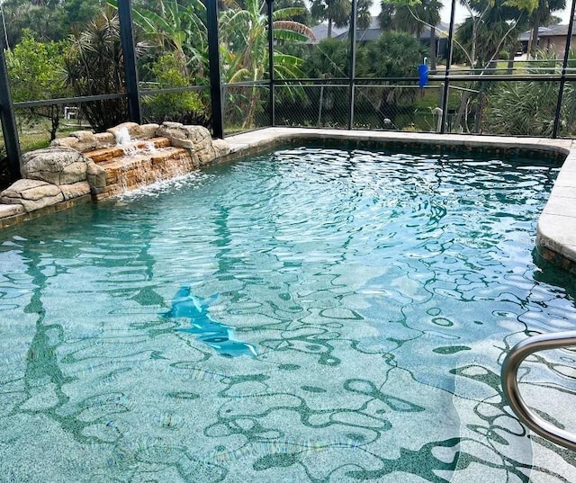 1196 Hinton St, Port Charlotte, FL 33952 - outdoor pool with glass enclosure