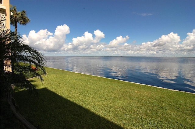 view of water feature