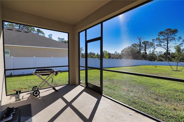 3393 Kacher Rd, North Port, FL 34288 - view of unfurnished sunroom