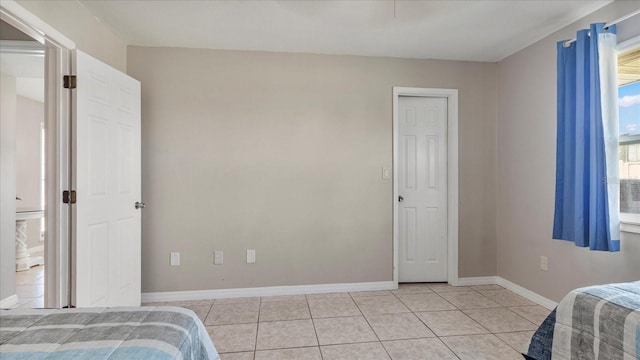 view of tiled bedroom