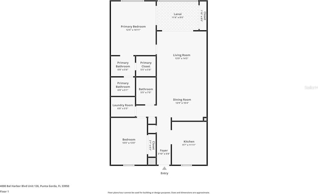 4000 Bal Harbor Blvd Unit 126, Punta Gorda, FL 33950 - view of room layout