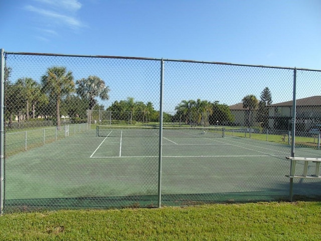 view of sport court