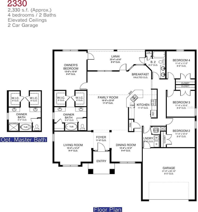 233 W Pine Valley Ln, Rotonda West, FL 33947 - view of property floor plan