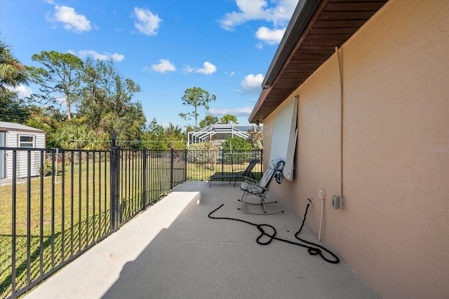 view of patio