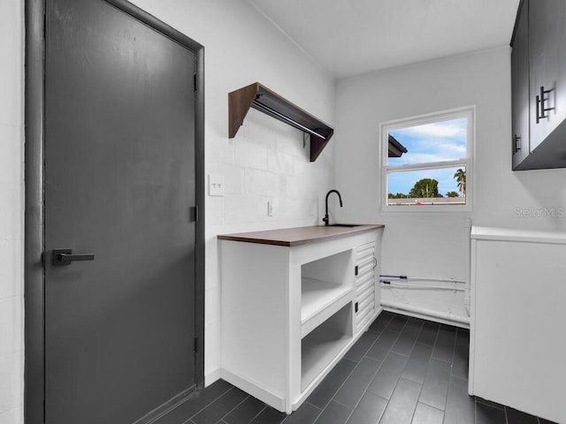 laundry area with sink