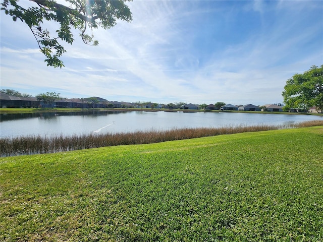 view of water feature