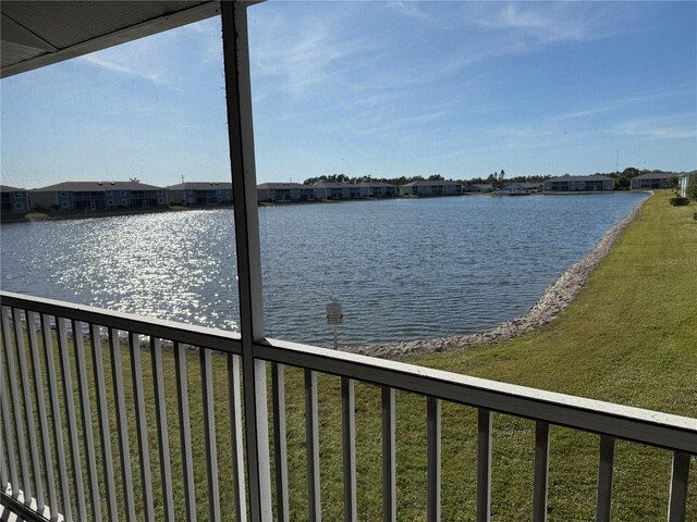 property view of water