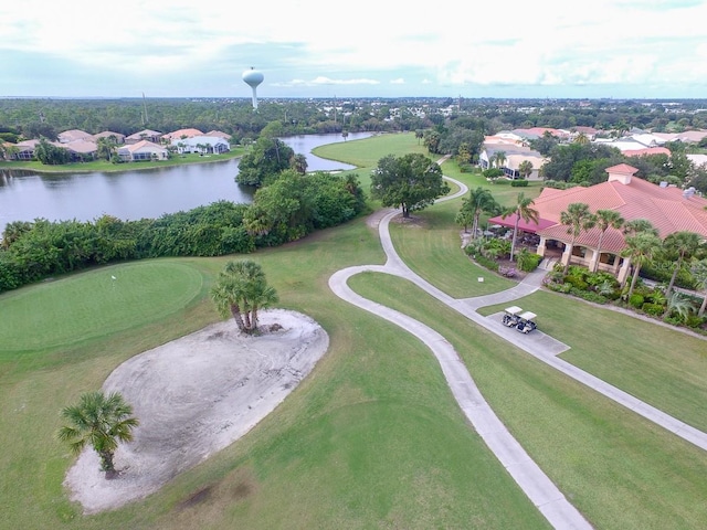 10494 Princess Ct, Punta Gorda, FL 33955 - aerial view of residential area with a large body of water and a golf course