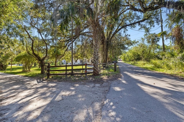 view of road