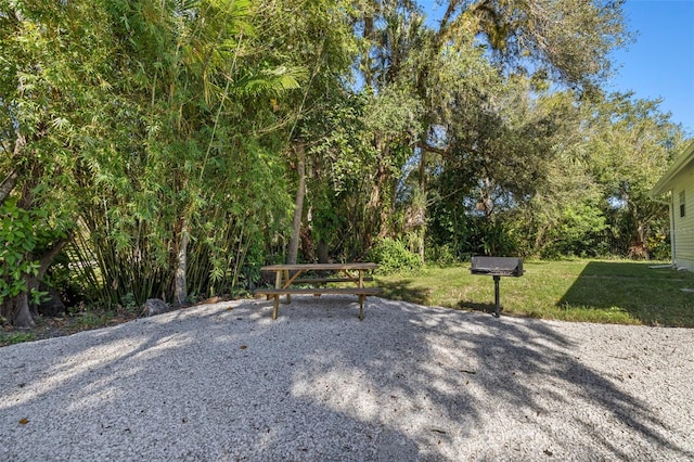 exterior space featuring a yard and a patio