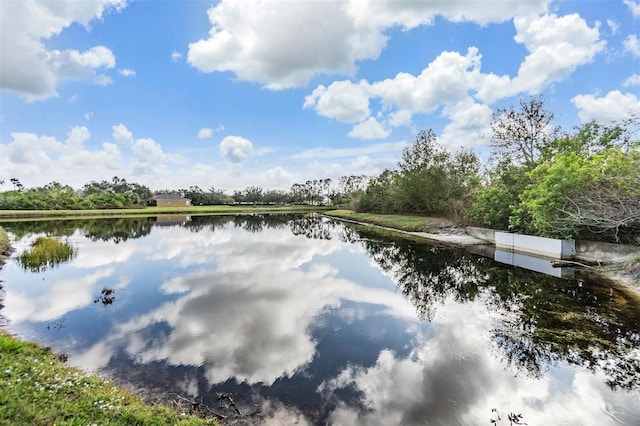 property view of water