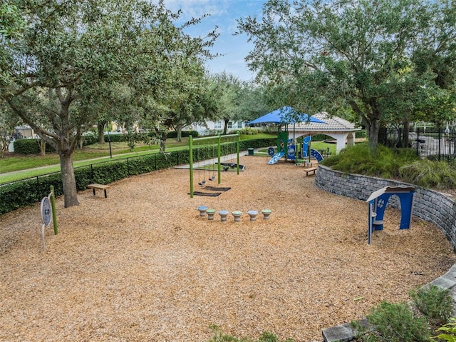 view of home's community with a playground