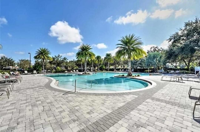 pool featuring a patio