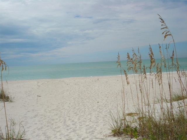 property view of water with a view of the beach