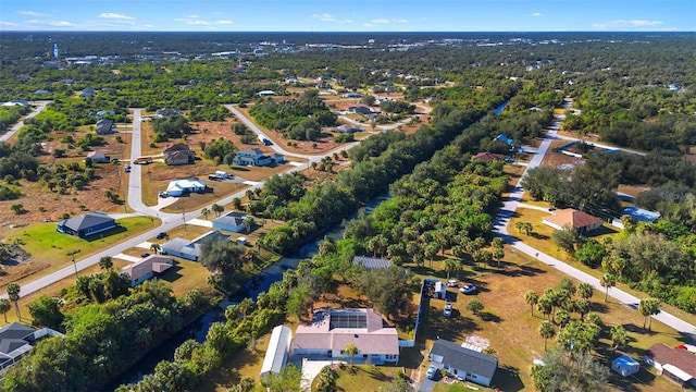 drone / aerial view featuring a residential view