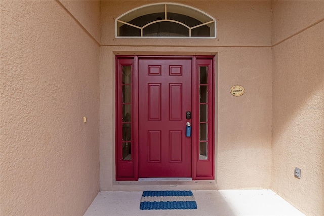 view of entrance to property