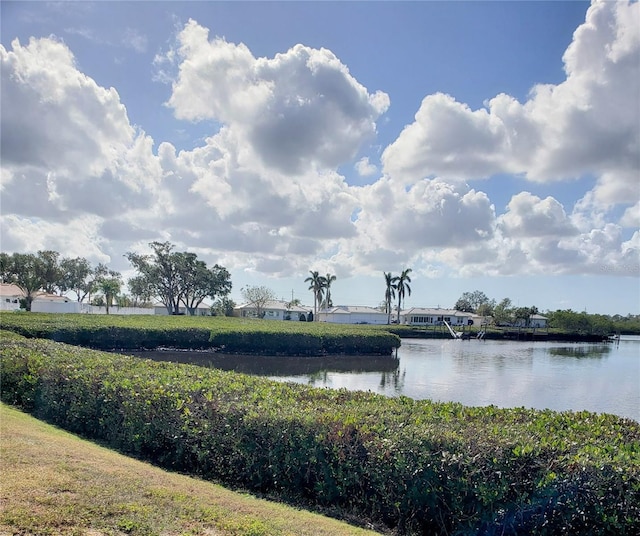 view of water feature