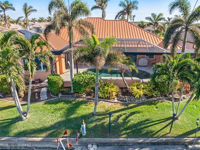 view of property with a pool