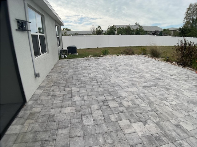 view of patio / terrace with cooling unit