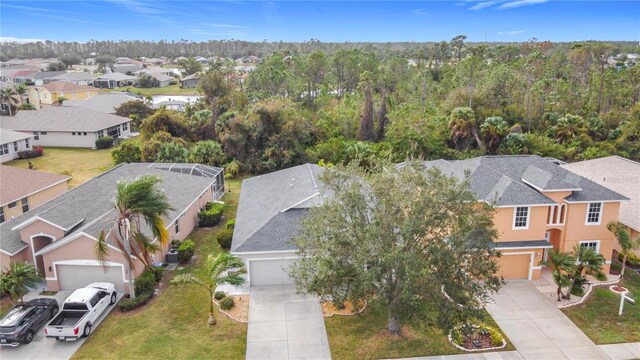 drone / aerial view featuring a residential view