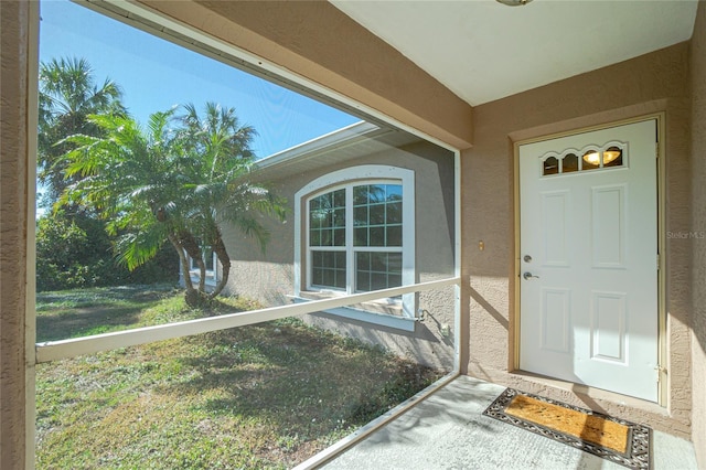 view of entrance to property