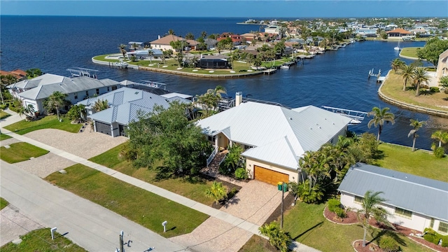 4431 Gardner Dr, Port Charlotte, FL 33952 - aerial perspective of suburban area featuring a nearby body of water