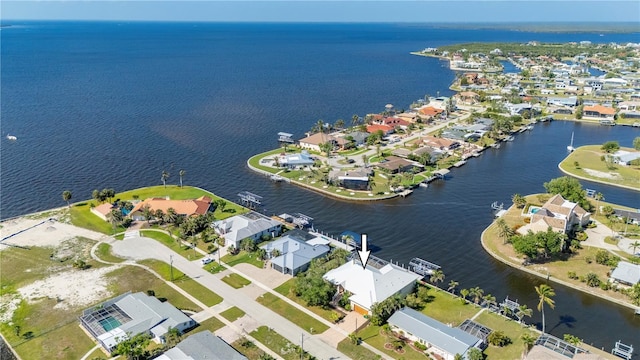 4431 Gardner Dr, Port Charlotte, FL 33952 - aerial view of property and surrounding area with a nearby body of water and nearby suburban area