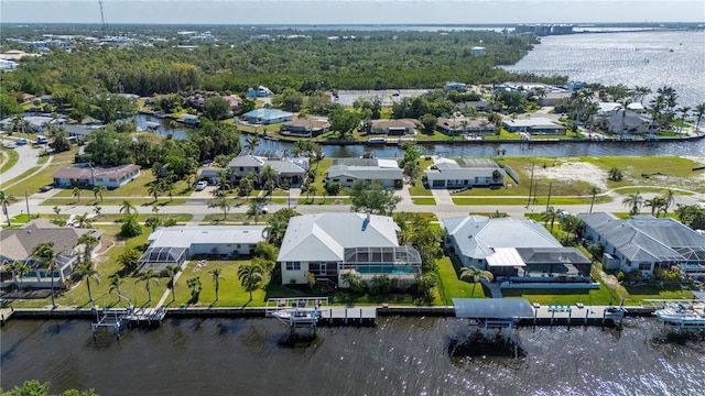 4431 Gardner Dr, Port Charlotte, FL 33952 - aerial view of residential area with a nearby body of water