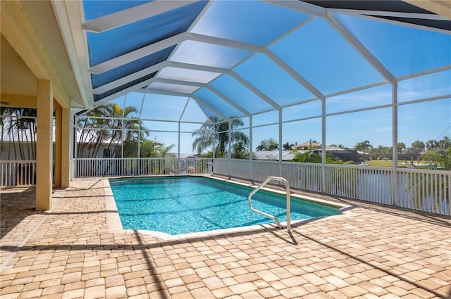 4431 Gardner Dr, Port Charlotte, FL 33952 - view of pool featuring a patio and a lanai