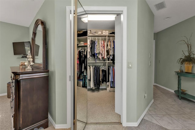 view of closet