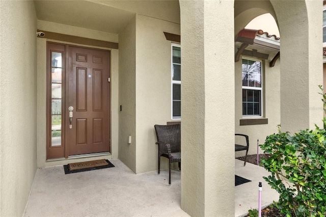 5240 Oakbourne Ave, Davenport, FL 33837 - entrance to property featuring stucco siding