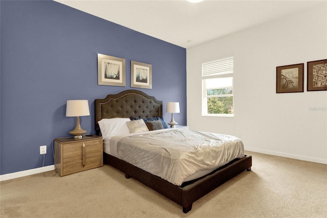 bedroom featuring carpet flooring