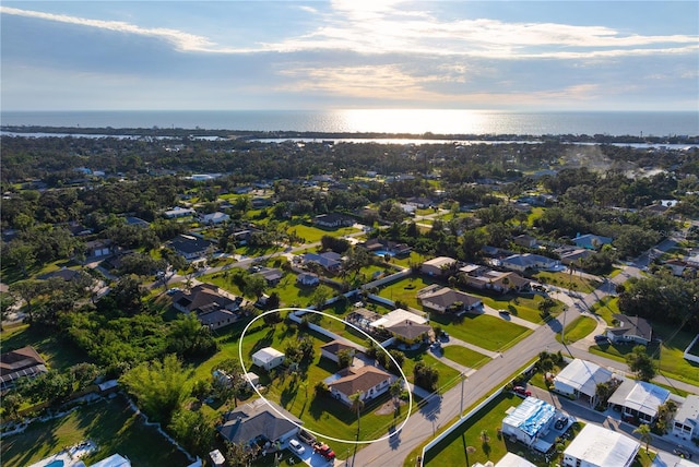 1713 Belvidere Rd, Englewood, FL 34223 - birds eye view of property featuring a water view