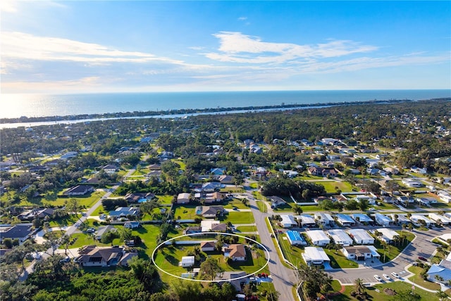 1713 Belvidere Rd, Englewood, FL 34223 - aerial view with a water view and a residential view