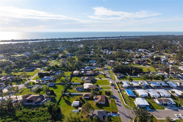 1713 Belvidere Rd, Englewood, FL 34223 - birds eye view of property featuring a water view and a residential view