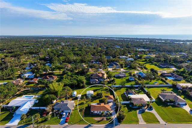 1713 Belvidere Rd, Englewood, FL 34223 - bird's eye view with a residential view