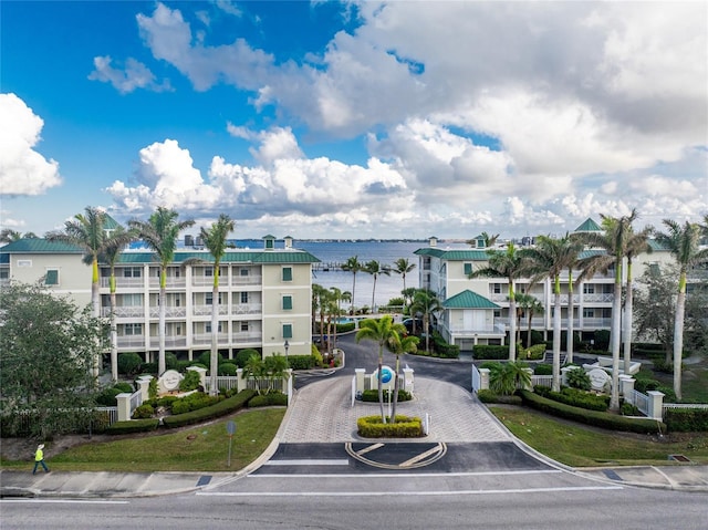 view of property featuring a water view