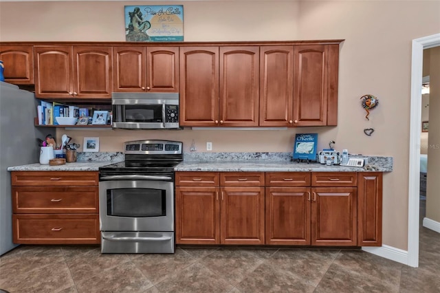 kitchen with stainless steel appliances