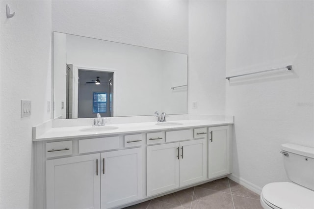 12470 Wellen Golf St Unit 203, Venice, FL 34293 - bathroom featuring tile patterned floors, vanity, and toilet