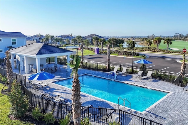 12470 Wellen Golf St Unit 203, Venice, FL 34293 - view of pool featuring a patio