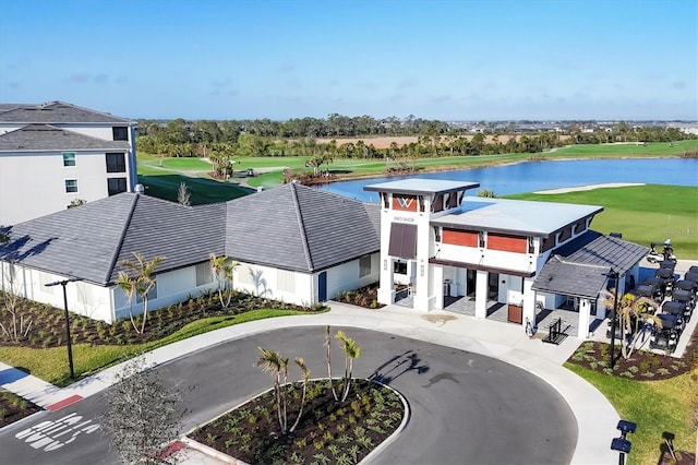 12470 Wellen Golf St Unit 203, Venice, FL 34293 - bird's eye view with a water view