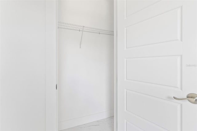 view of closet