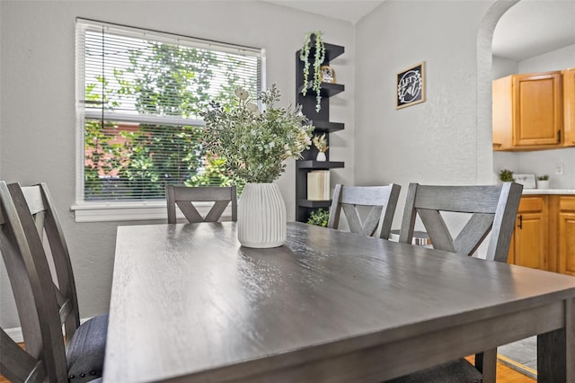 view of dining room