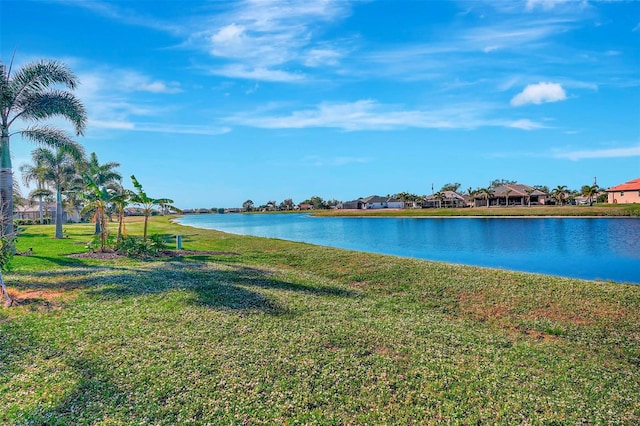 property view of water