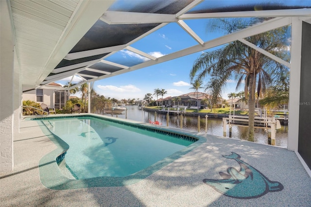525 Madrid Blvd, Punta Gorda, FL 33950 - outdoor pool featuring a water view