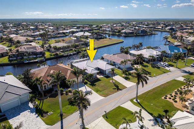 525 Madrid Blvd, Punta Gorda, FL 33950 - aerial perspective of suburban area with a nearby body of water