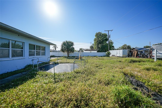 view of yard with a patio area