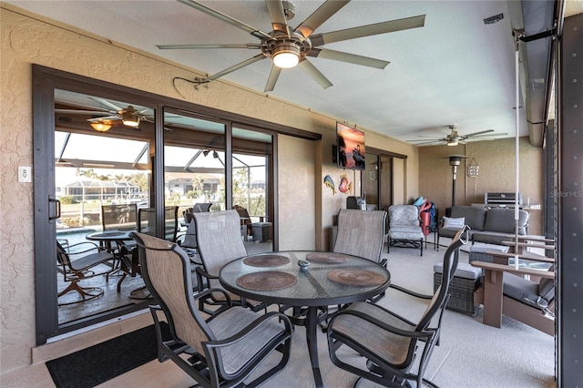 view of patio / terrace with outdoor lounge area